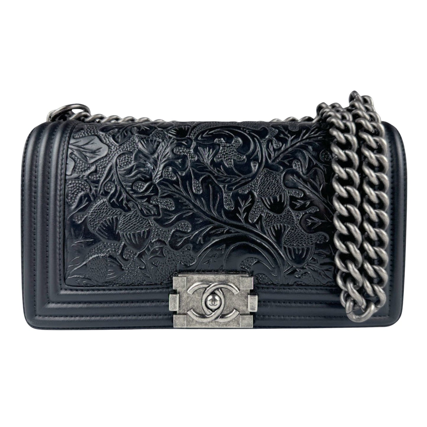 Chanel Boy Bag Embossed Calfskin