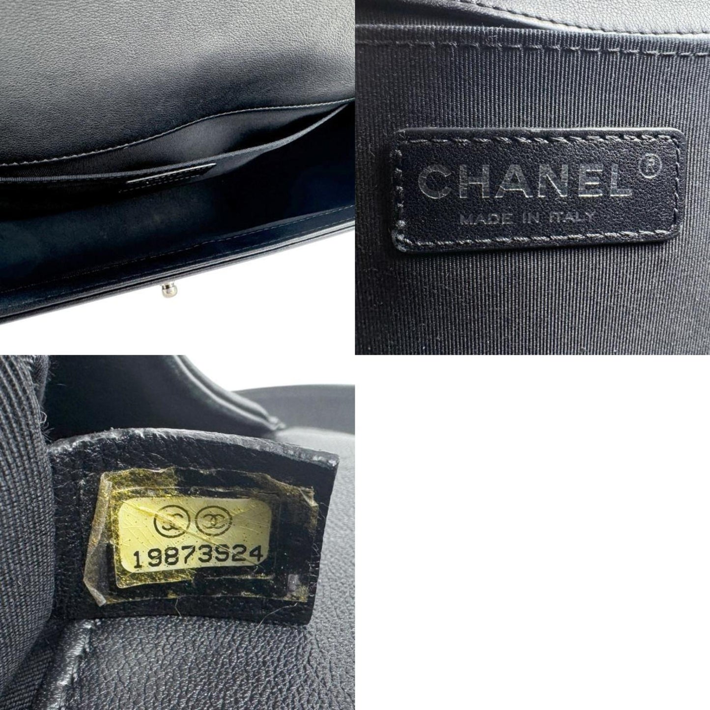 Chanel Boy Bag Embossed Calfskin