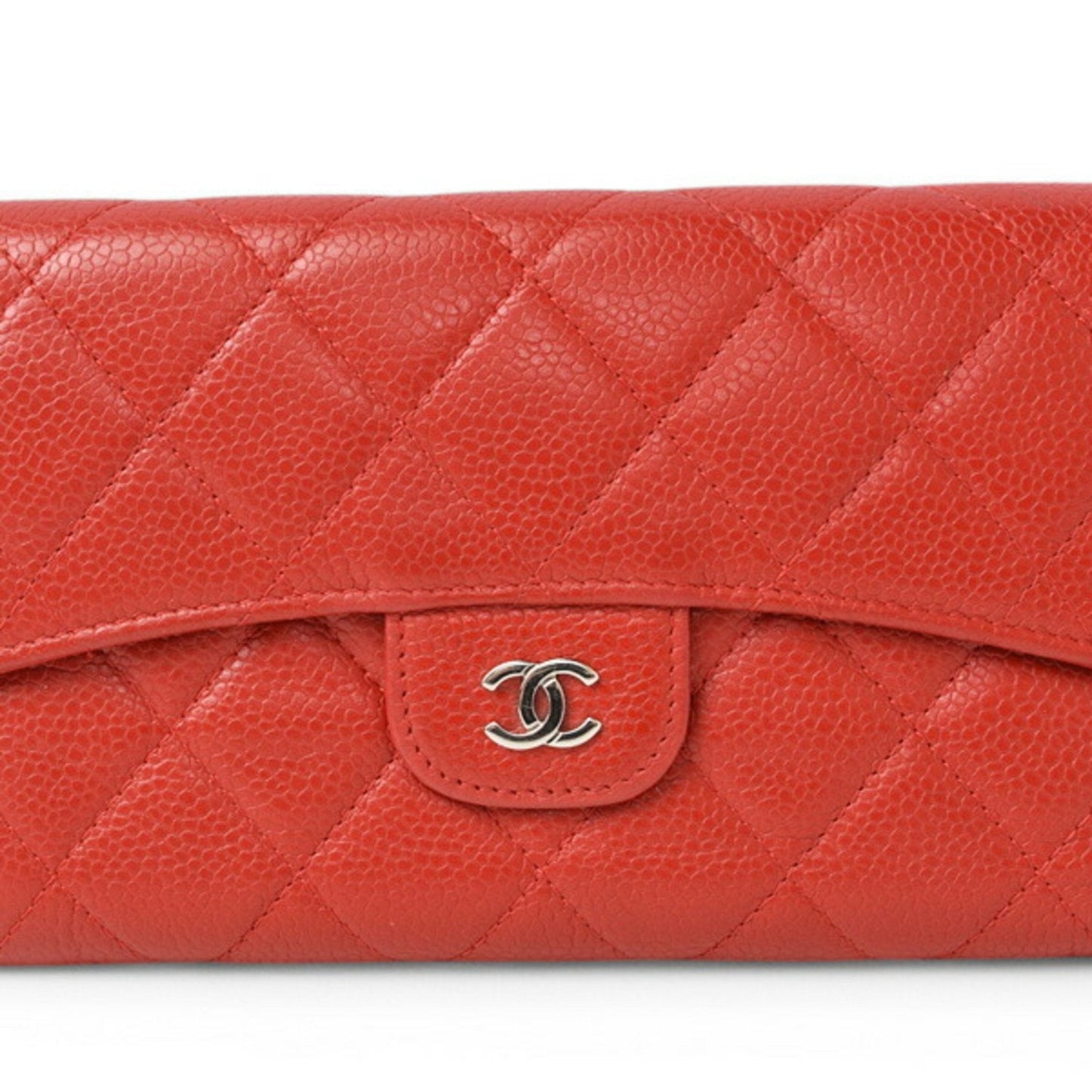 Chanel Matelasse Leather Wallet with Box and Dust Bag