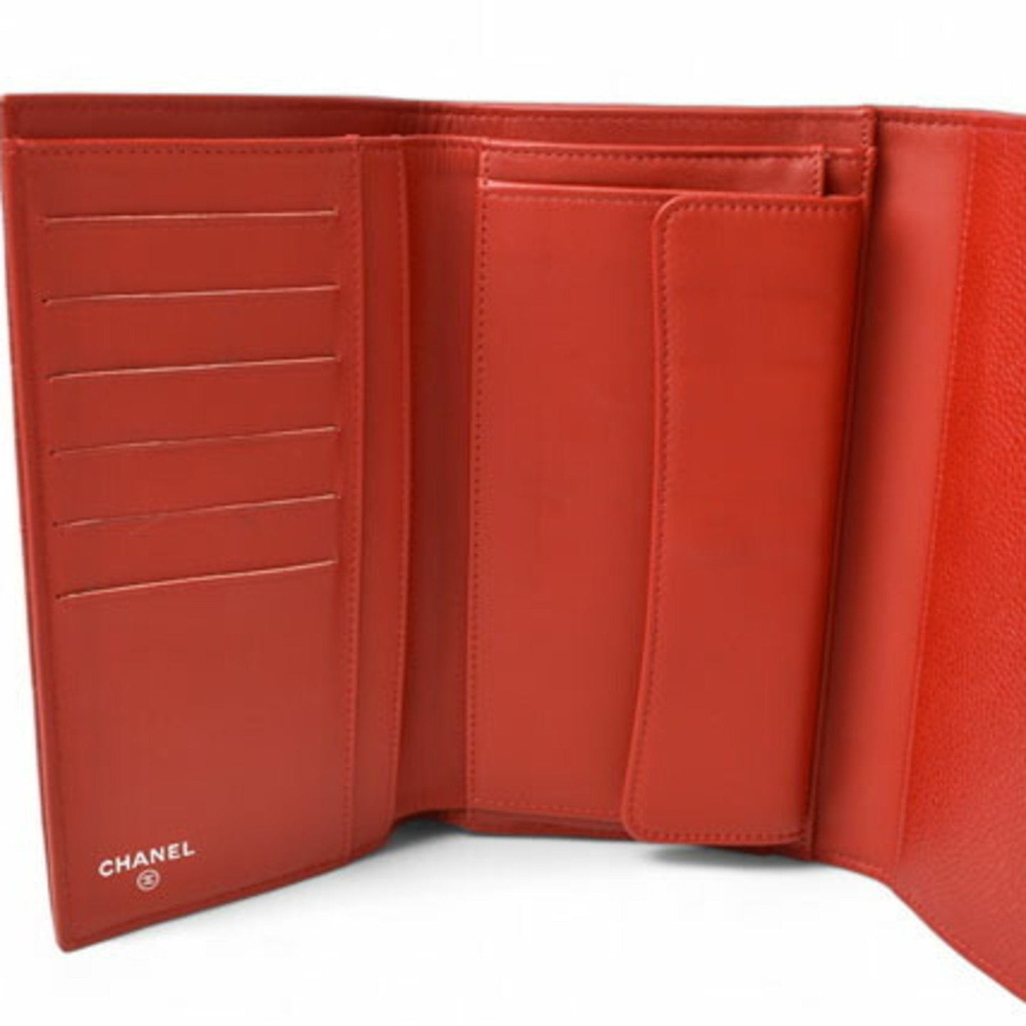 Chanel Matelasse Leather Wallet with Box and Dust Bag