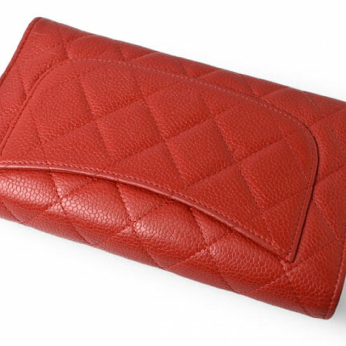 Chanel Matelasse Leather Wallet with Box and Dust Bag
