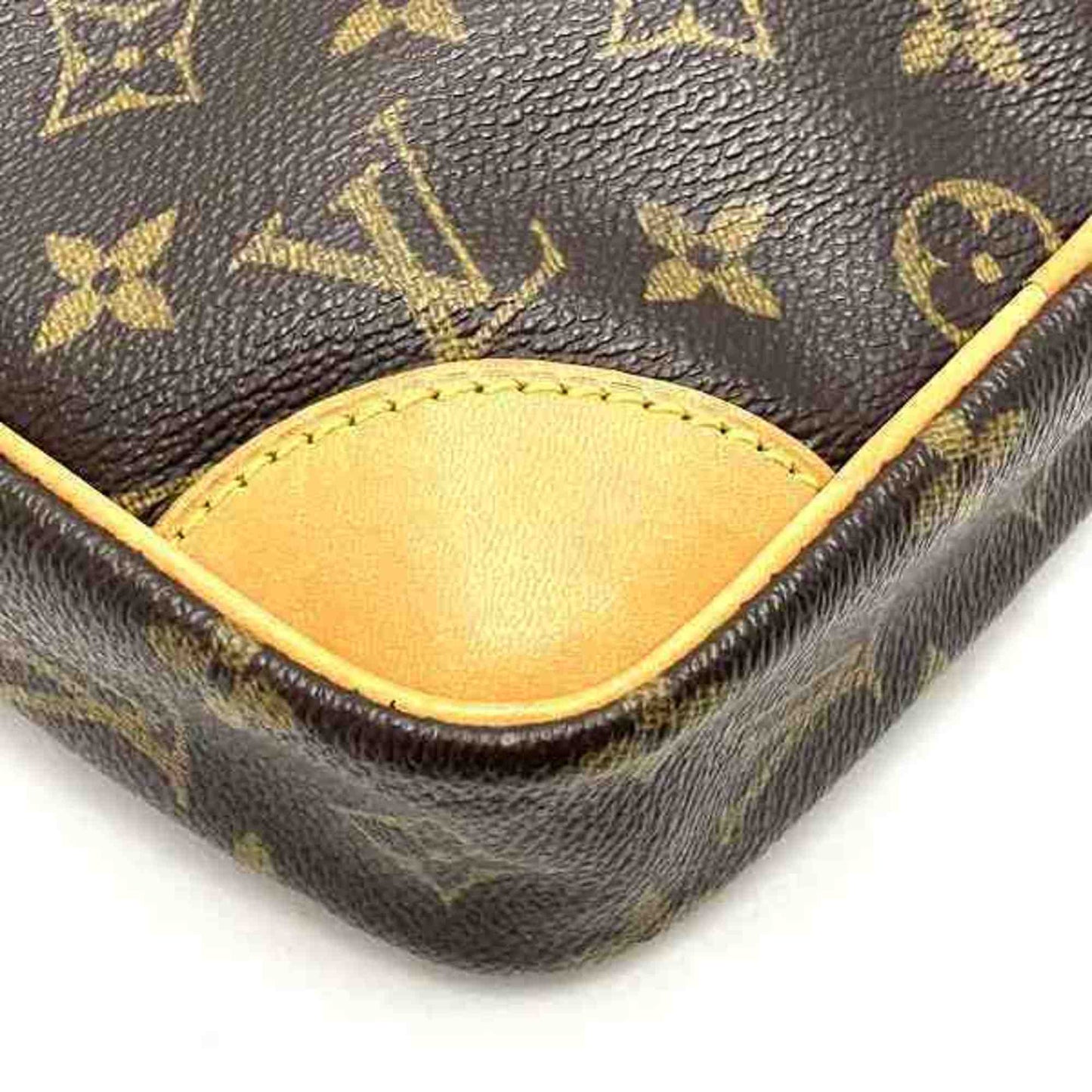Canvas Shoulder Bag with Slight Rubbed Corners and Slight Scratches