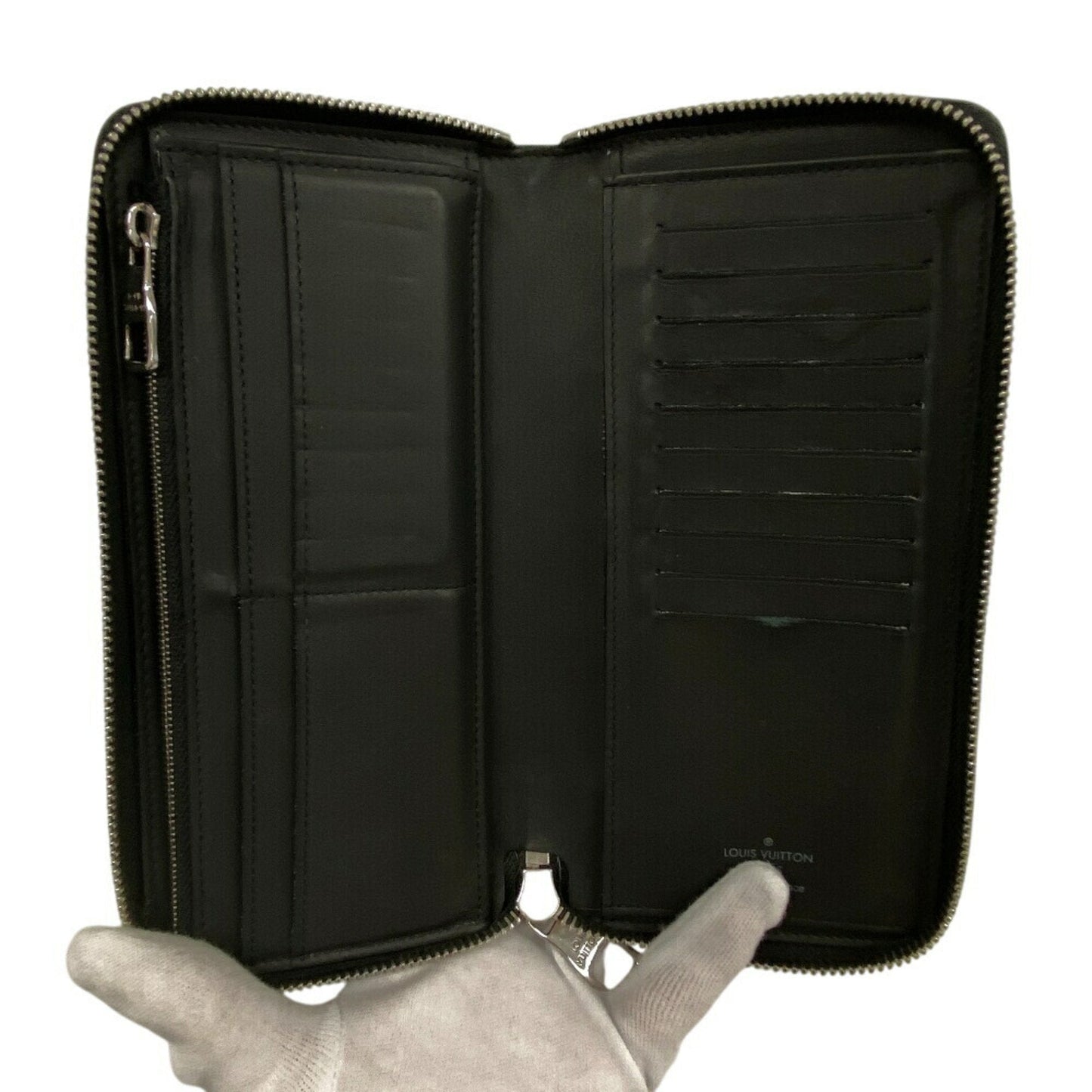 Luxury Canvas Zippy Wallet with Box