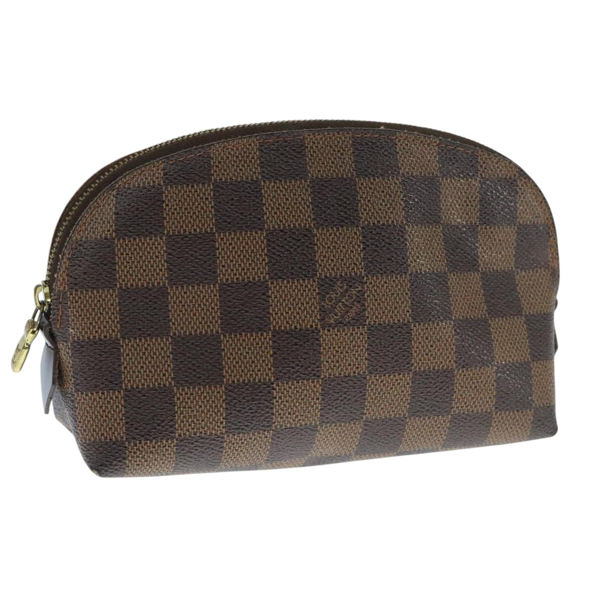 Cosmetic Canvas Pouch with Metal Fittings