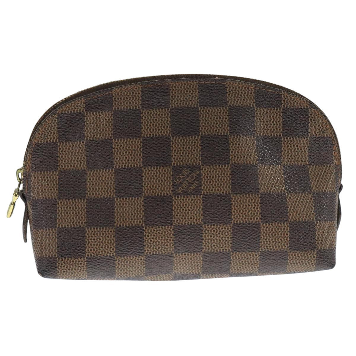 Cosmetic Canvas Pouch with Metal Fittings