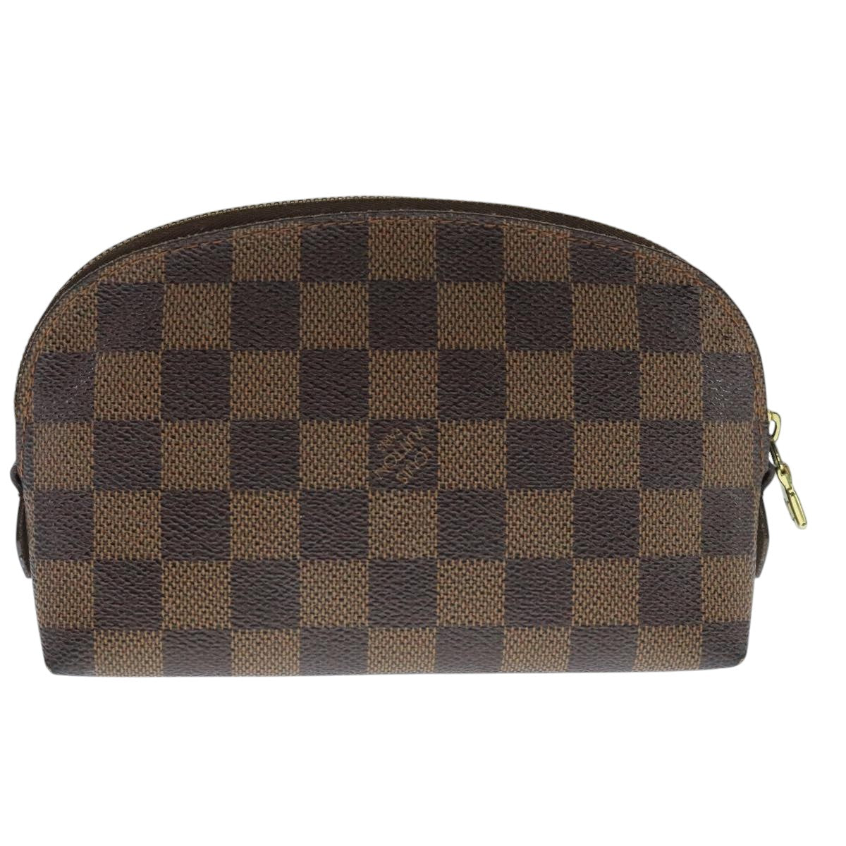 Cosmetic Canvas Pouch with Metal Fittings