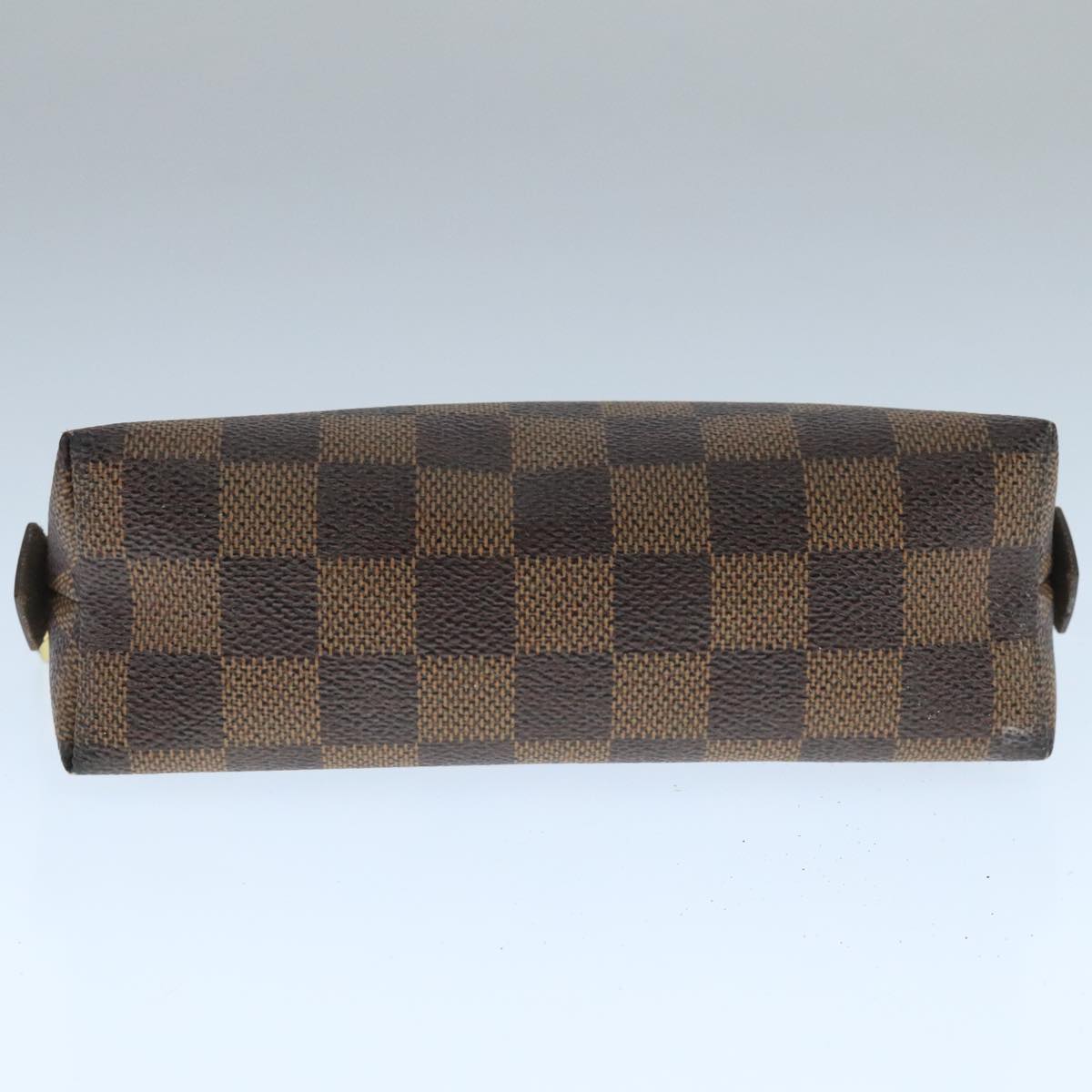 Cosmetic Canvas Pouch with Metal Fittings