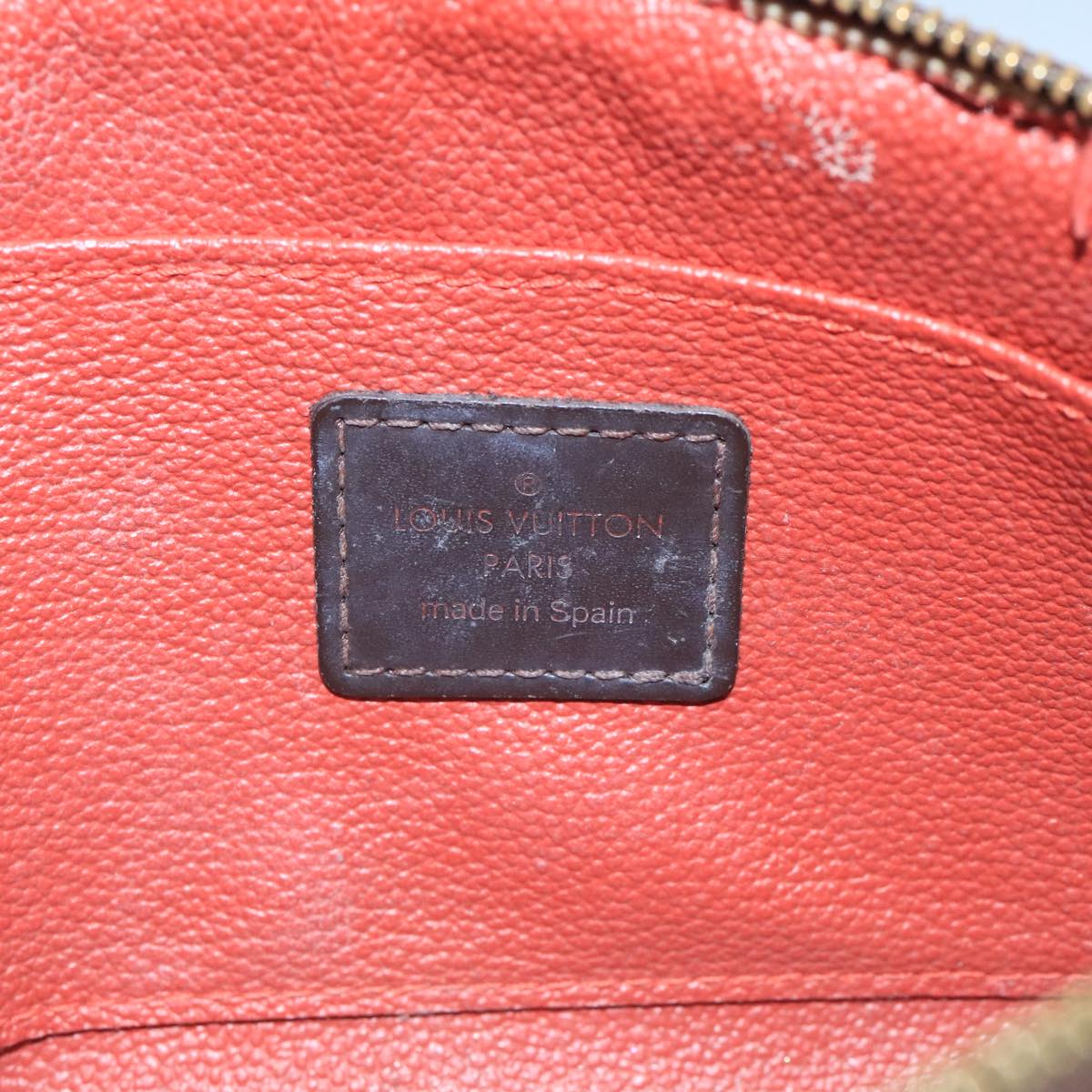 Cosmetic Canvas Pouch with Metal Fittings