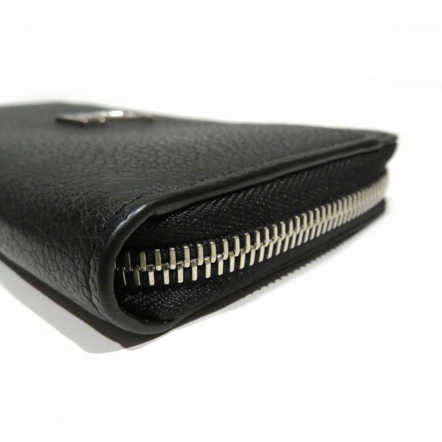 Lockme Leather Wallet with Sleek Design and Slightly Worn Look