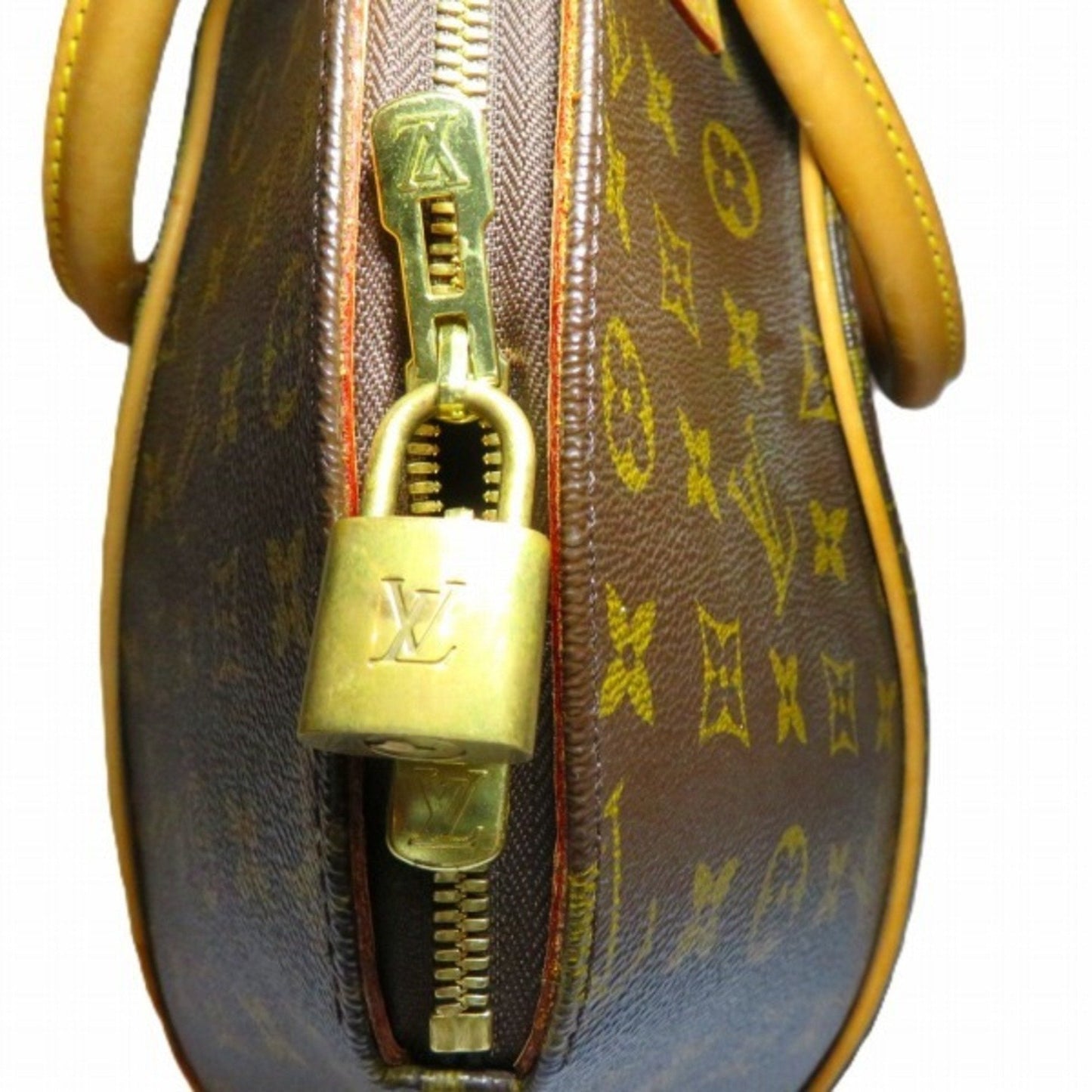 Ellipse Canvas Bag with Padlock Made in France
