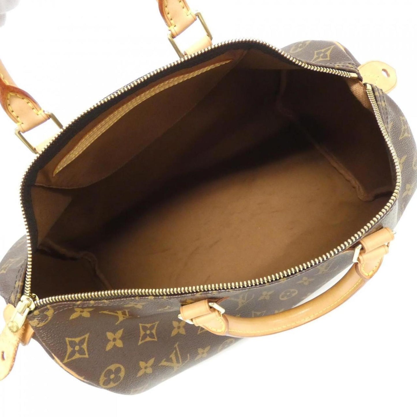Iconic Monogram Canvas Speedy Bag with Dust Bag and Padlock