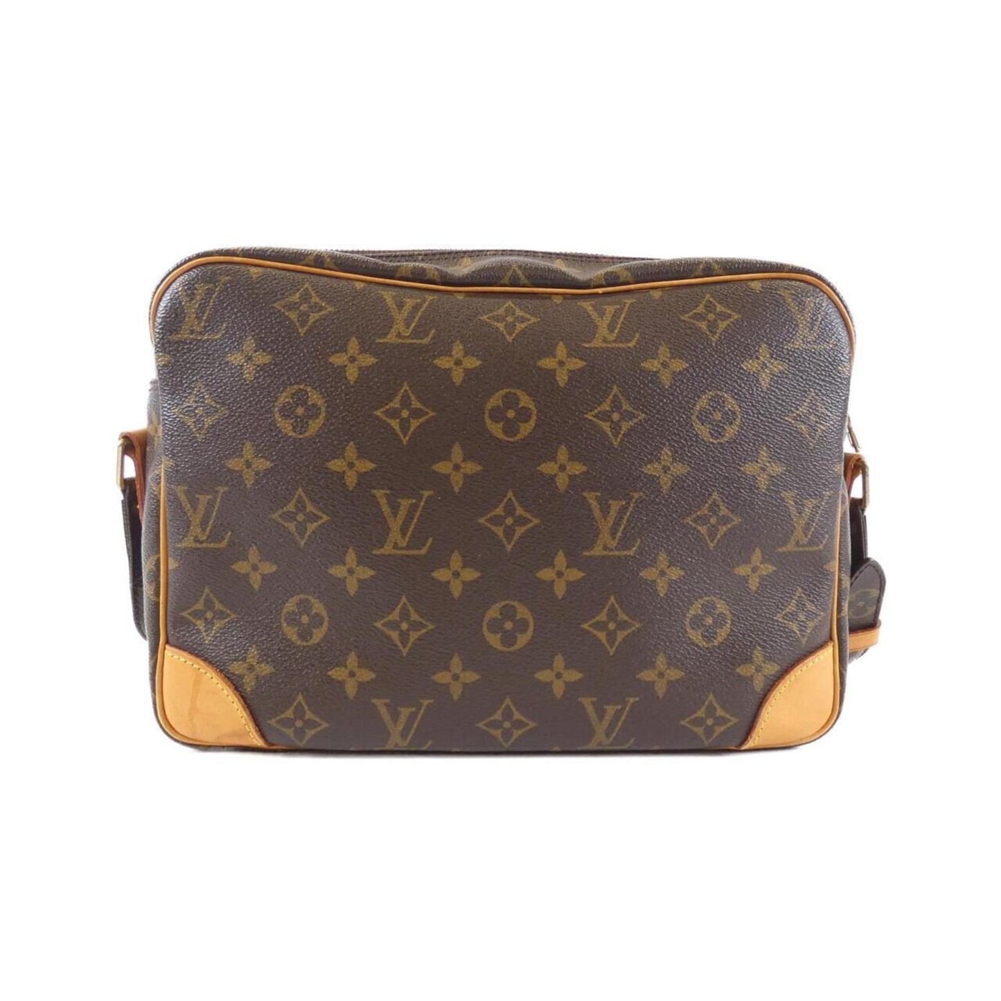 Canvas Shoulder Bag with Good Condition and Slightly Rubbed Corners