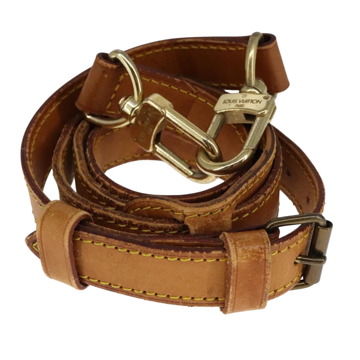 Leather Shoulder Strap with Metal Fittings