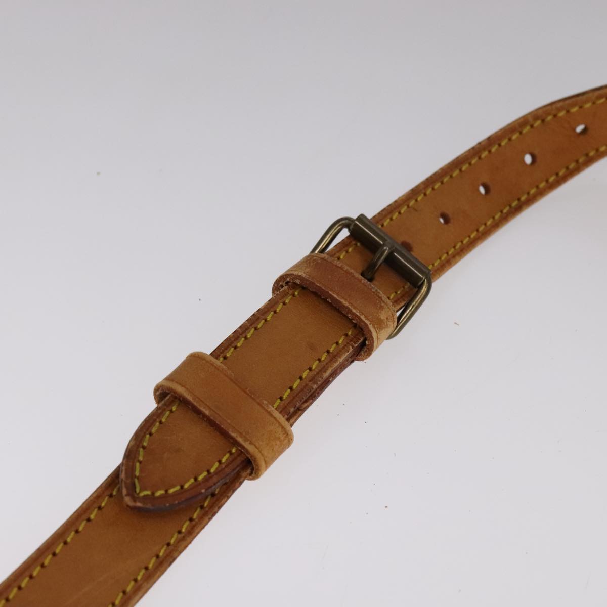Leather Shoulder Strap with Metal Fittings