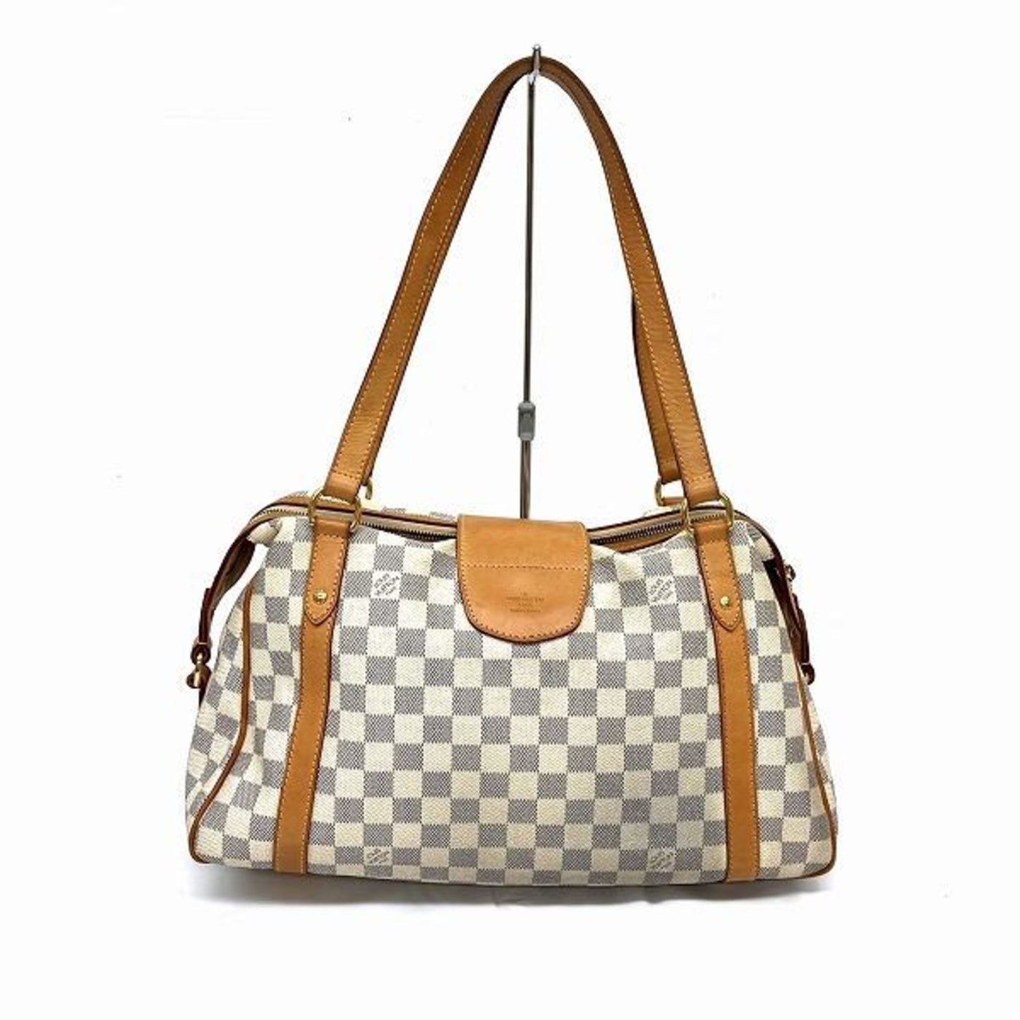 Elegant Canvas Tote Bag with Slight Wear