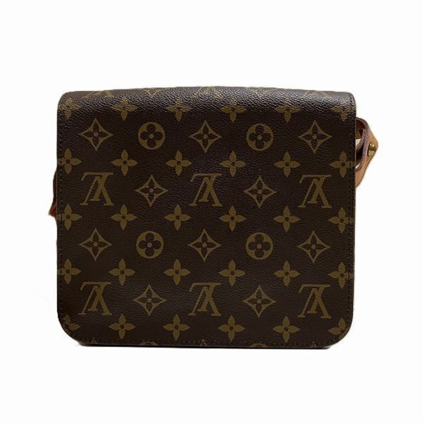 Cartouchiere Canvas Crossbody Bag with Dust Bag