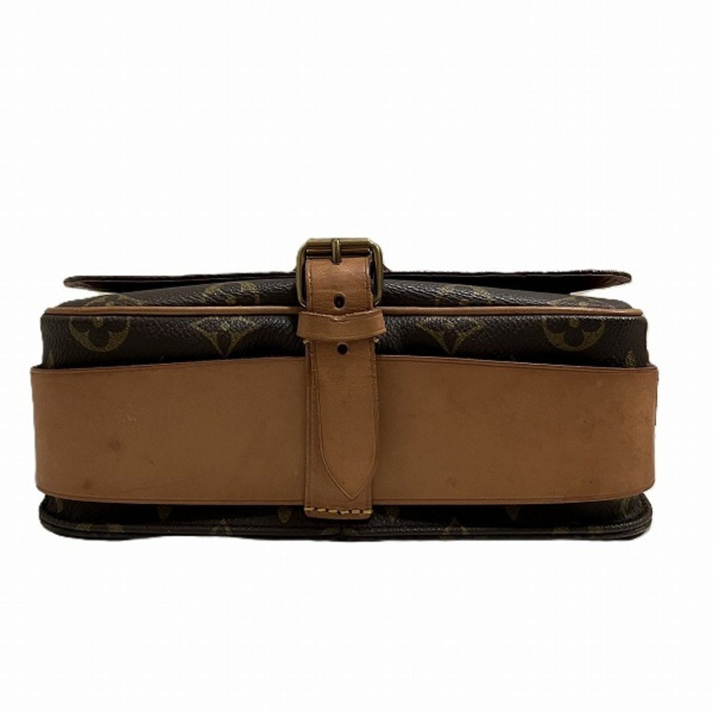 Cartouchiere Canvas Crossbody Bag with Dust Bag