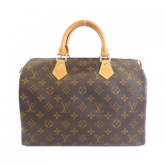 Canvas Speedy Bag with Key and Padlock