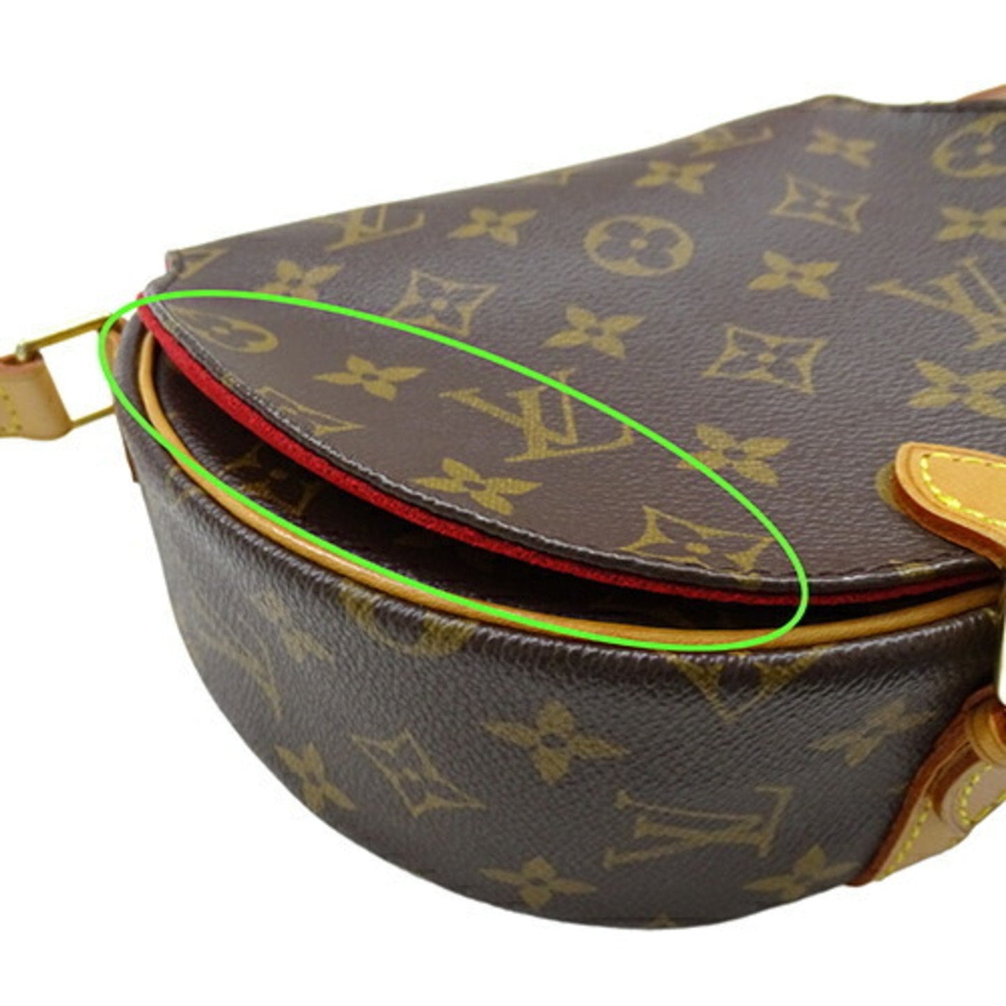 Canvas Tambourine Bag with Slight Scratches and Good Interior
