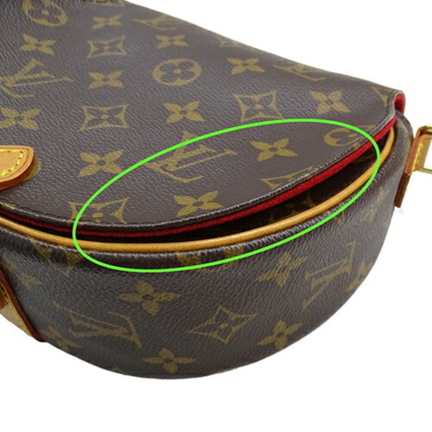 Canvas Tambourine Bag with Slight Scratches and Good Interior