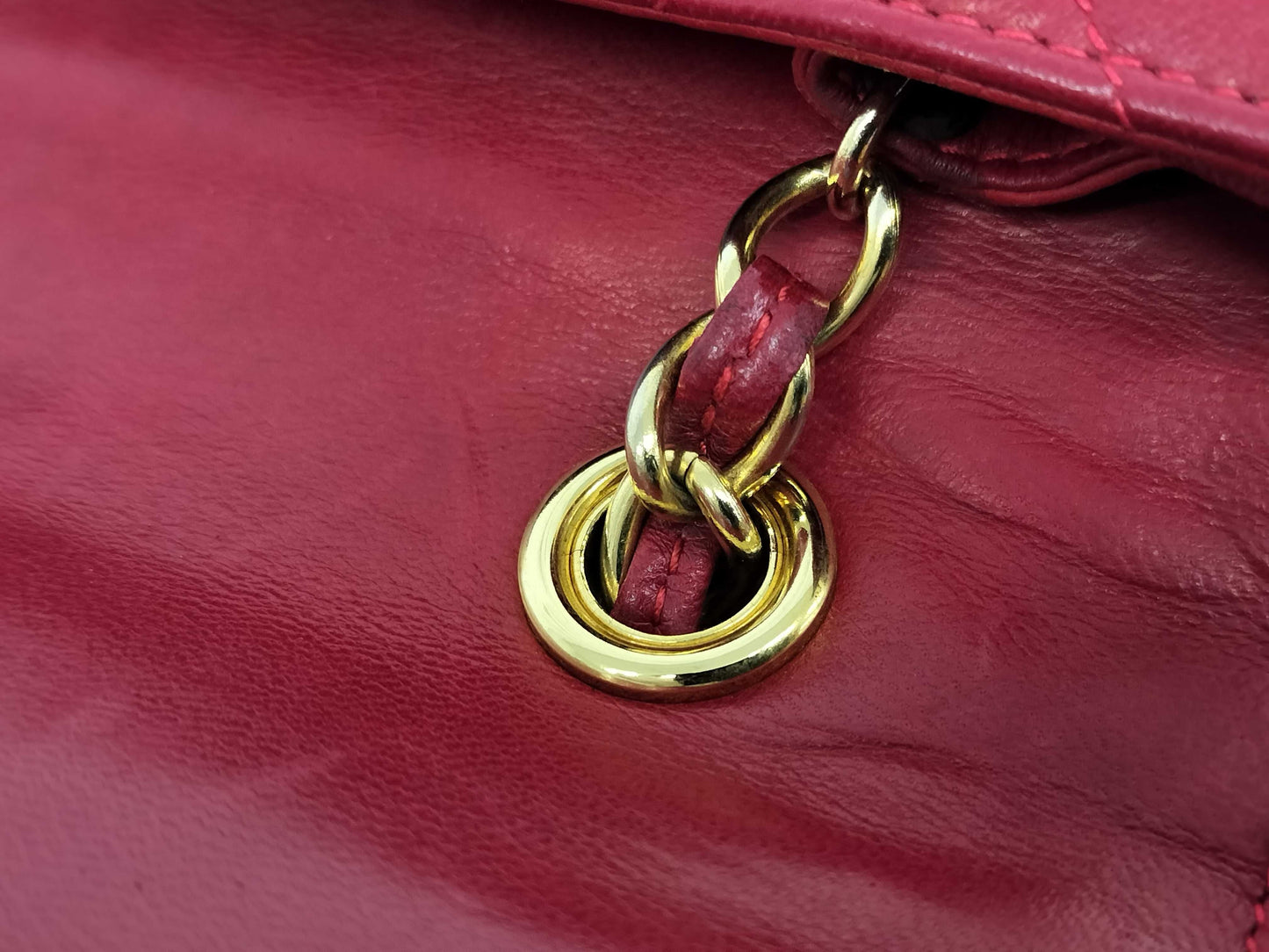 Chanel Fringe Matelasse Chain Shoulder Bag in Leather