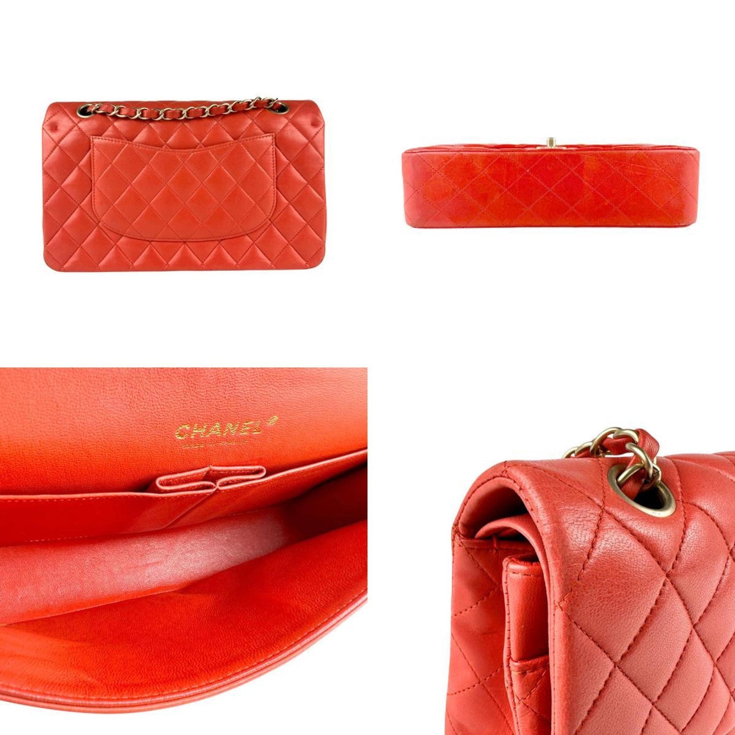 Chanel Timeless Leather Handbag with Minor Wear
