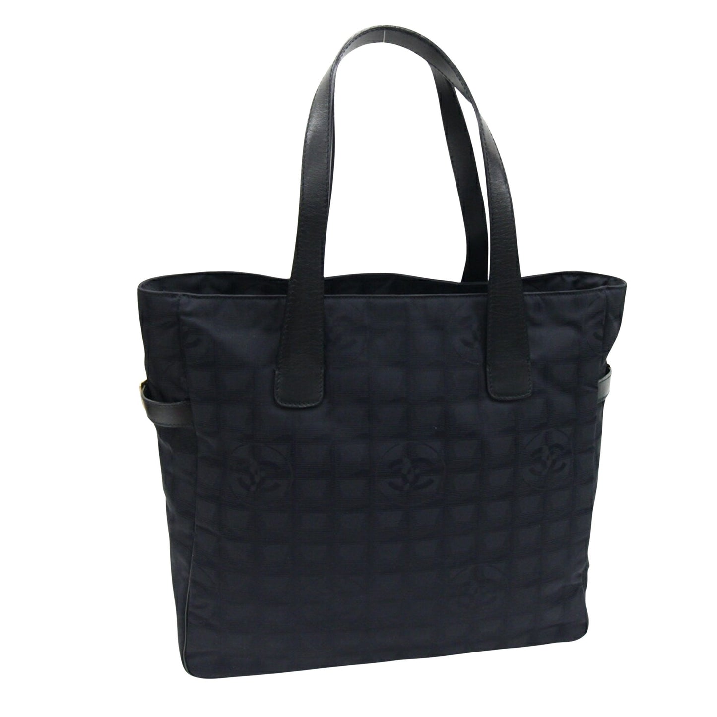 Chanel Travel Line Synthetic Tote Bag with Minor Wear