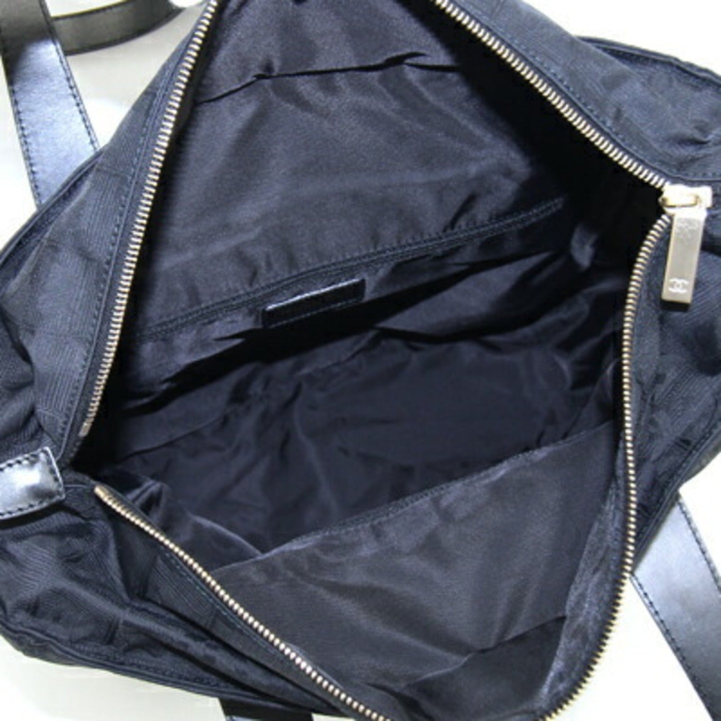Chanel Travel Line Synthetic Tote Bag with Minor Wear