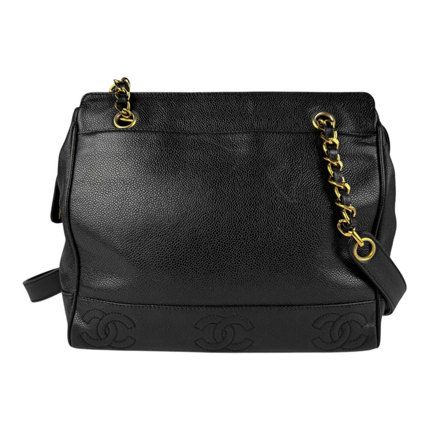Chanel Classic Caviar Leather Shoulder Bag