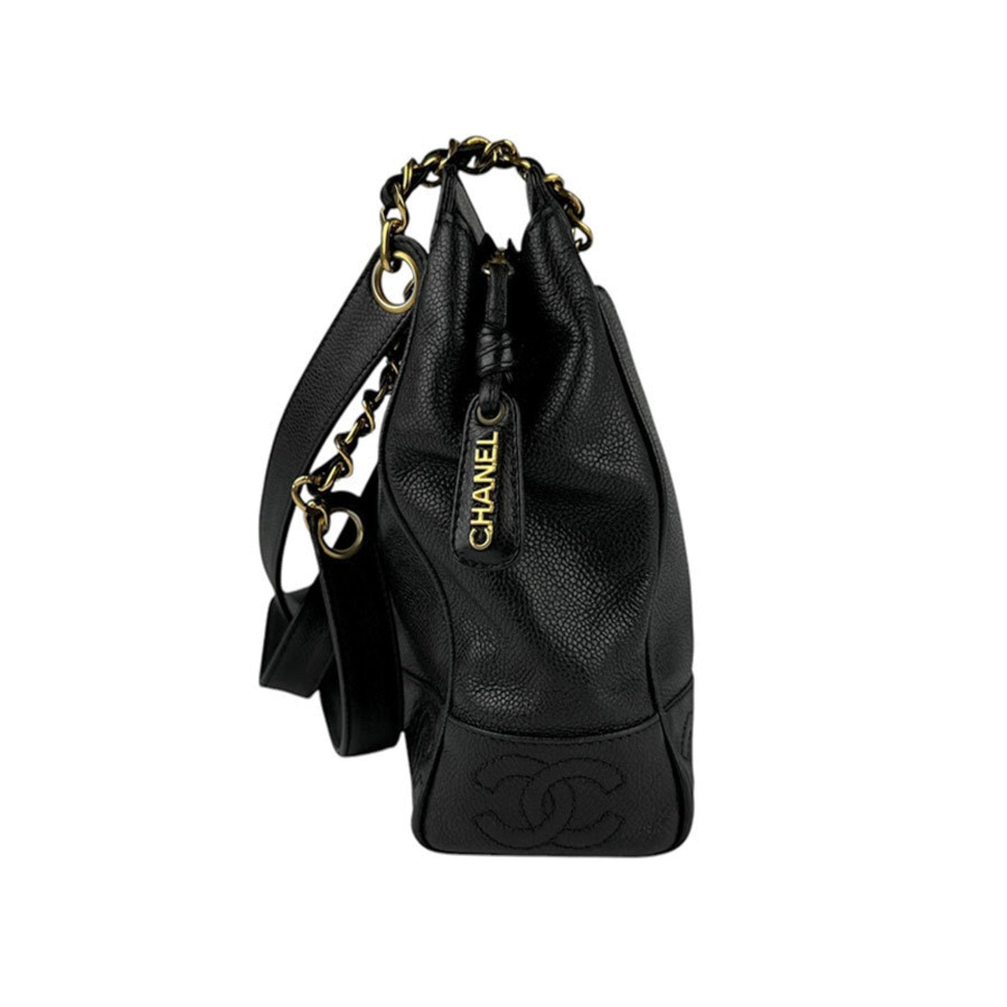 Chanel Classic Caviar Leather Shoulder Bag