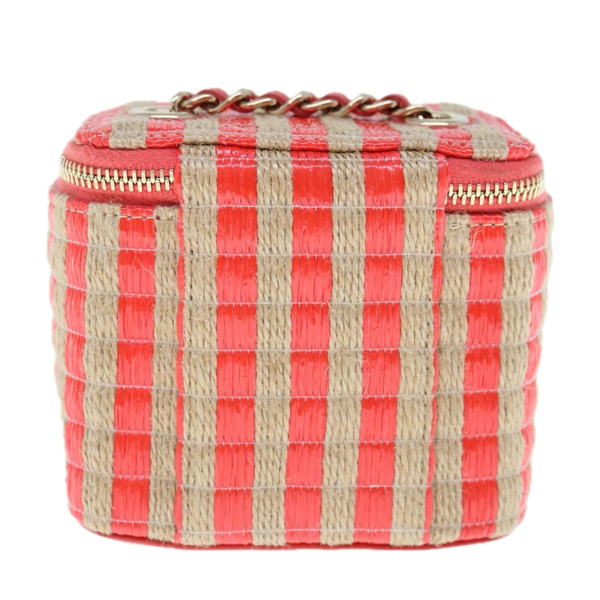 Chanel Raffia Leather Crossbody Bag AS1161