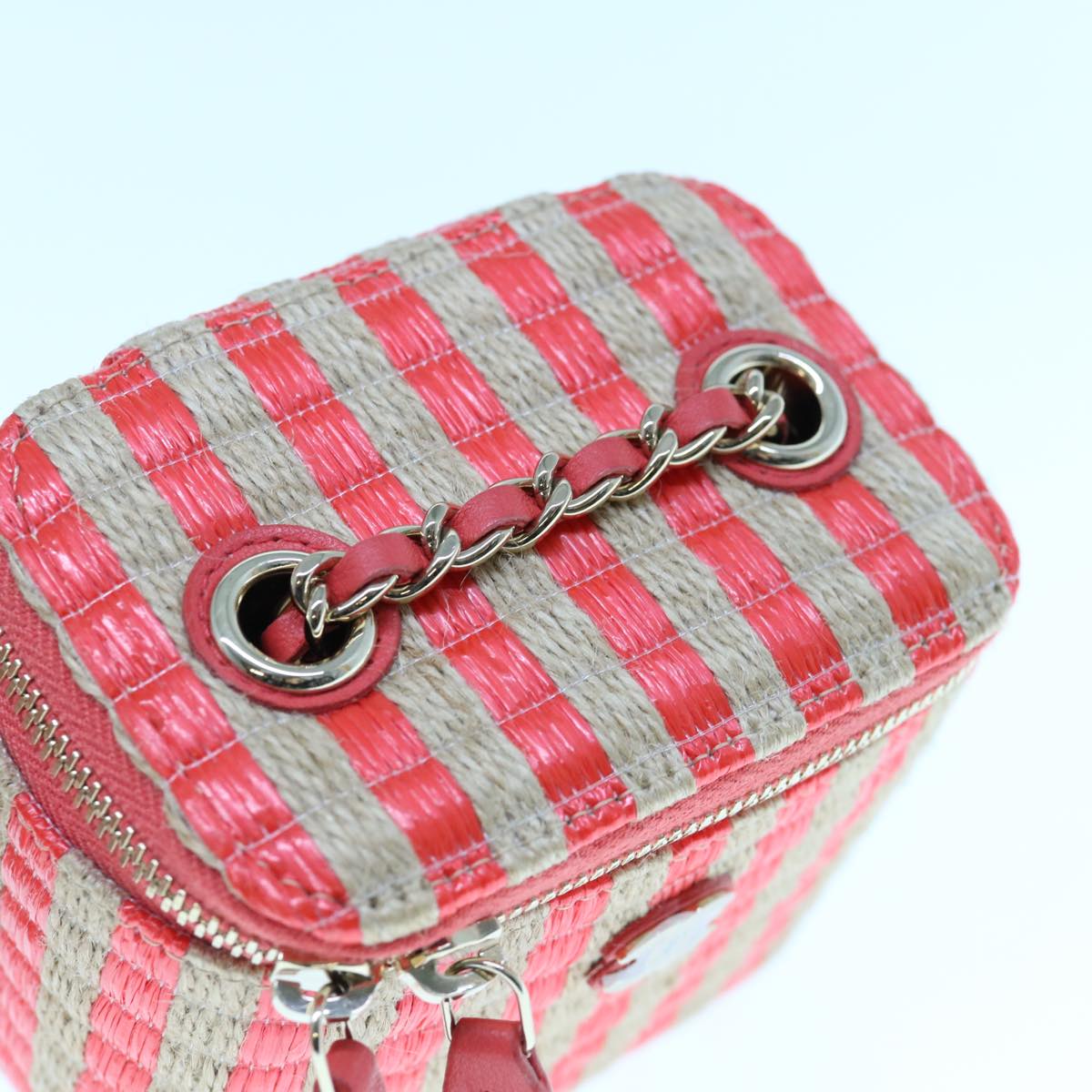 Chanel Raffia Leather Crossbody Bag AS1161