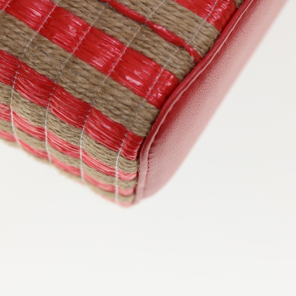 Chanel Raffia Leather Crossbody Bag AS1161