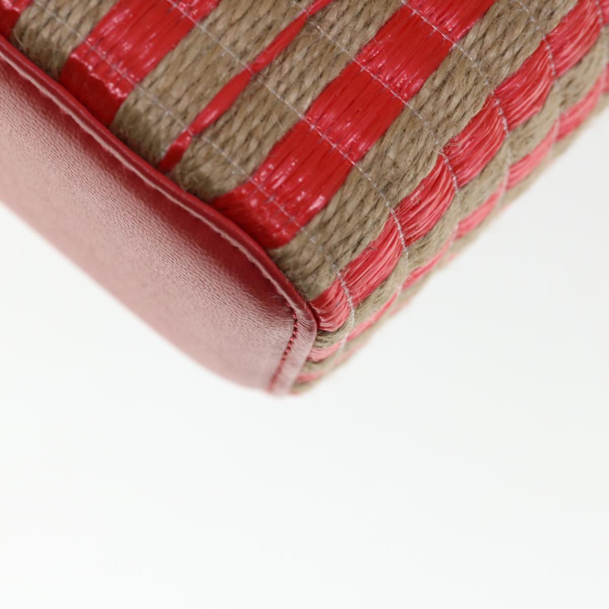 Chanel Raffia Leather Crossbody Bag AS1161
