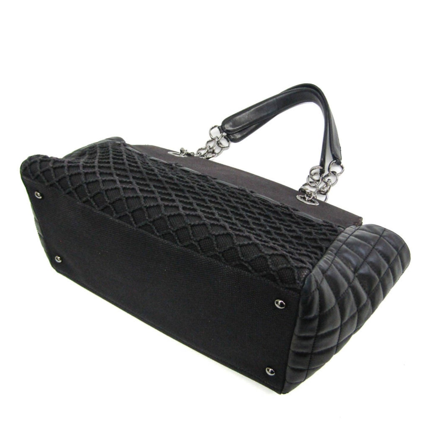 Chanel Quilted Leather Tote Model Tote Bag