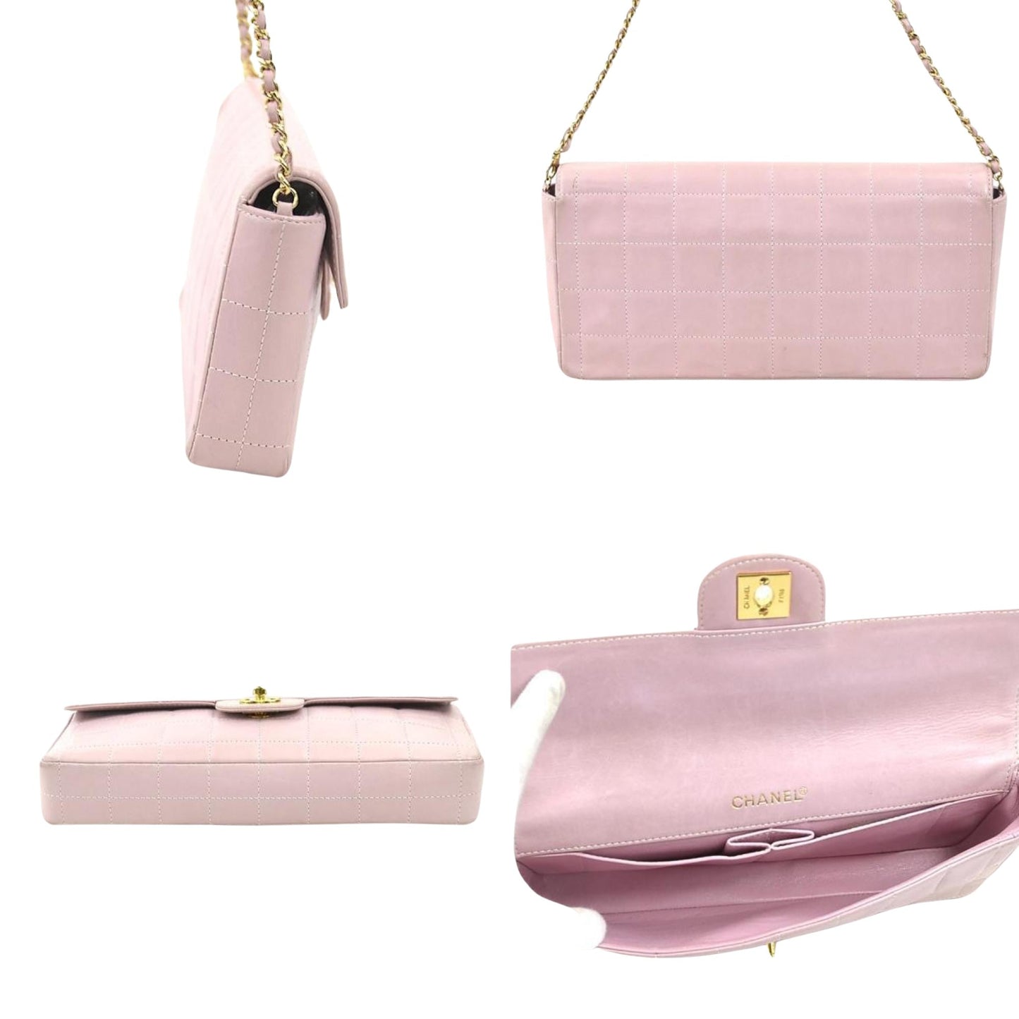 Chanel Classic Flap Quilted Lambskin Chain Bag