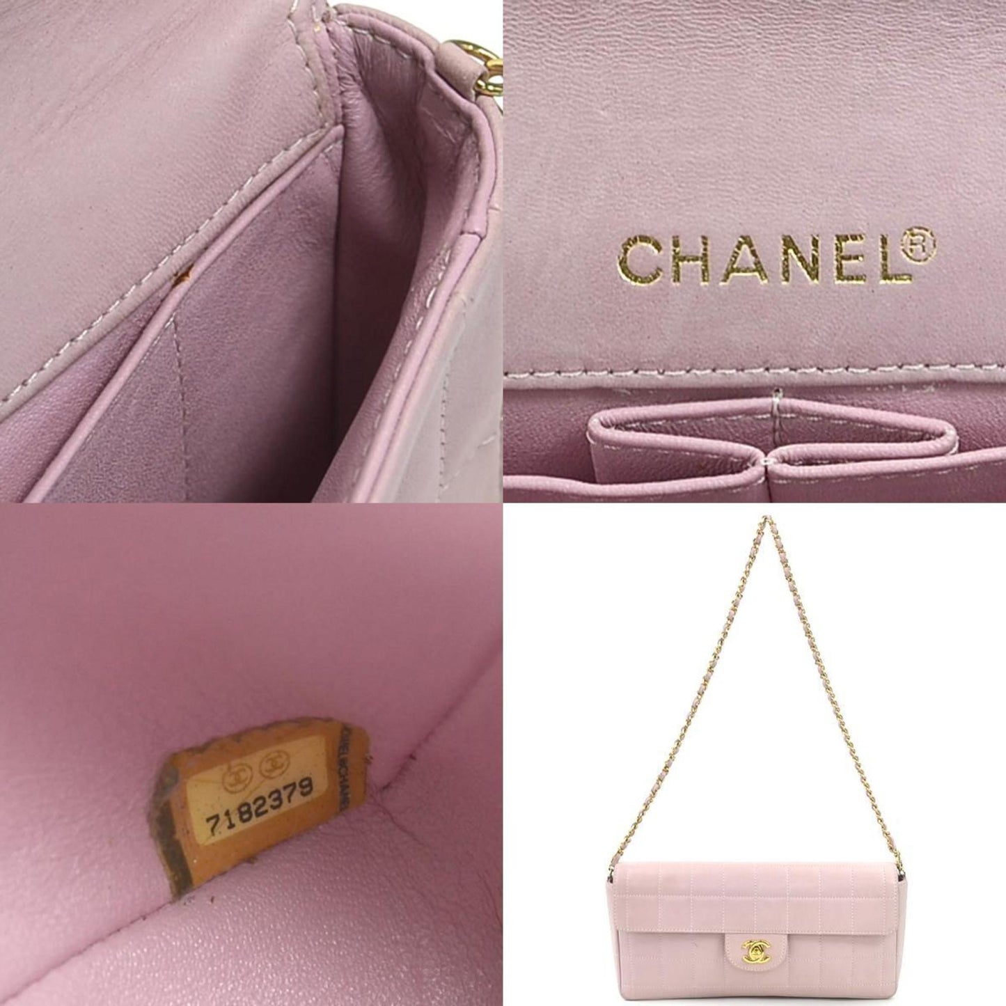 Chanel Classic Flap Quilted Lambskin Chain Bag