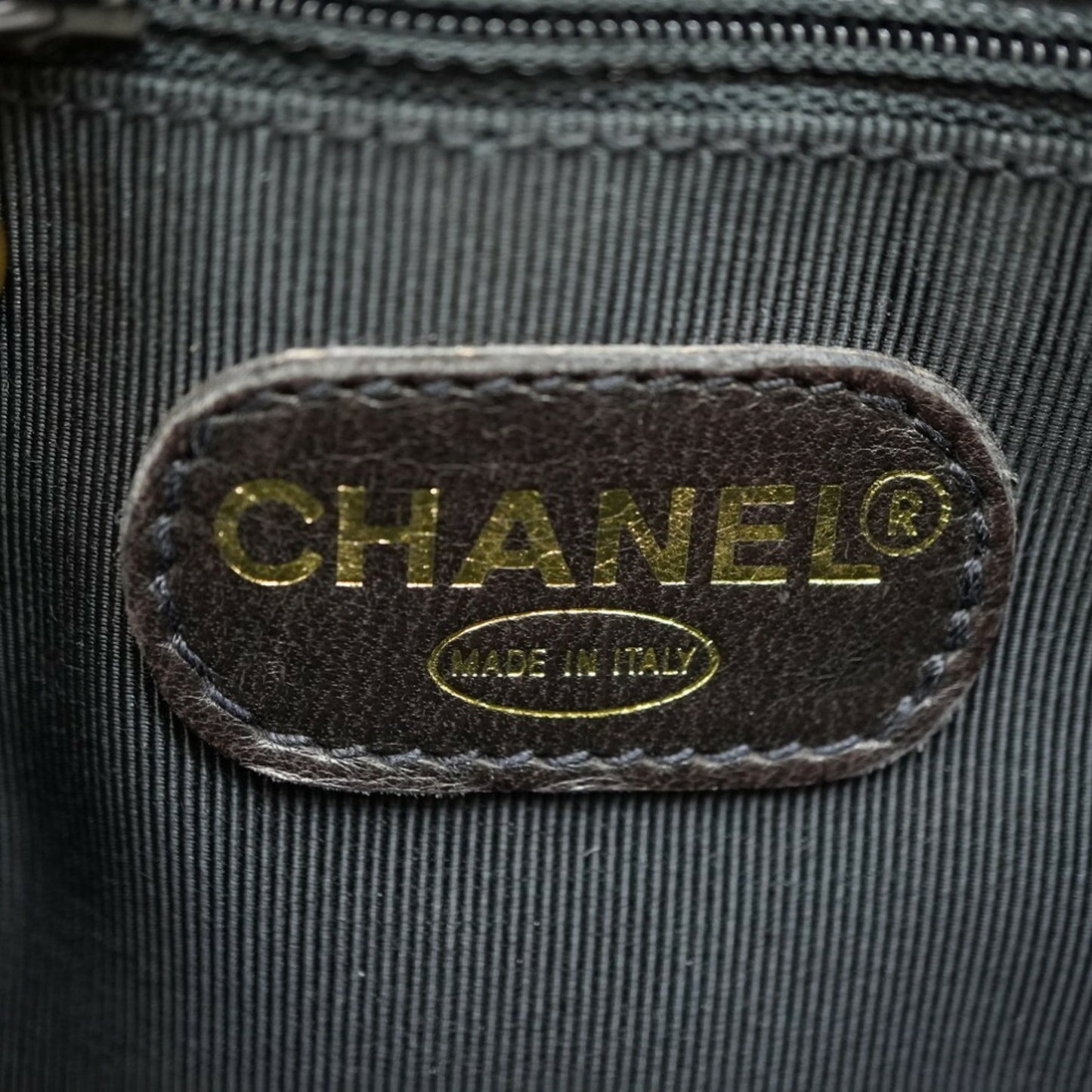 Chanel Black Caviar Leather Shoulder Bag