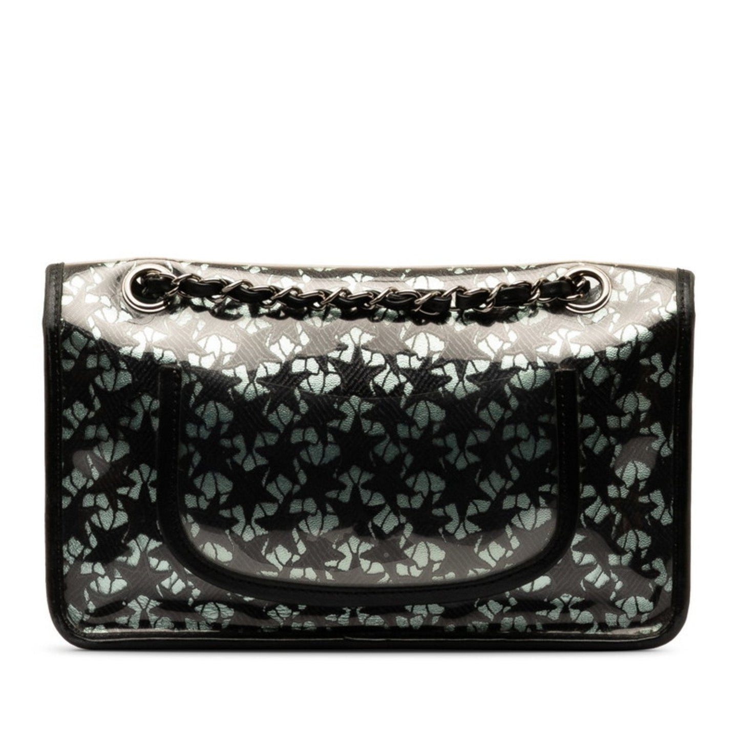 Chanel Classic Flap Bag LacePrint Patent Leather