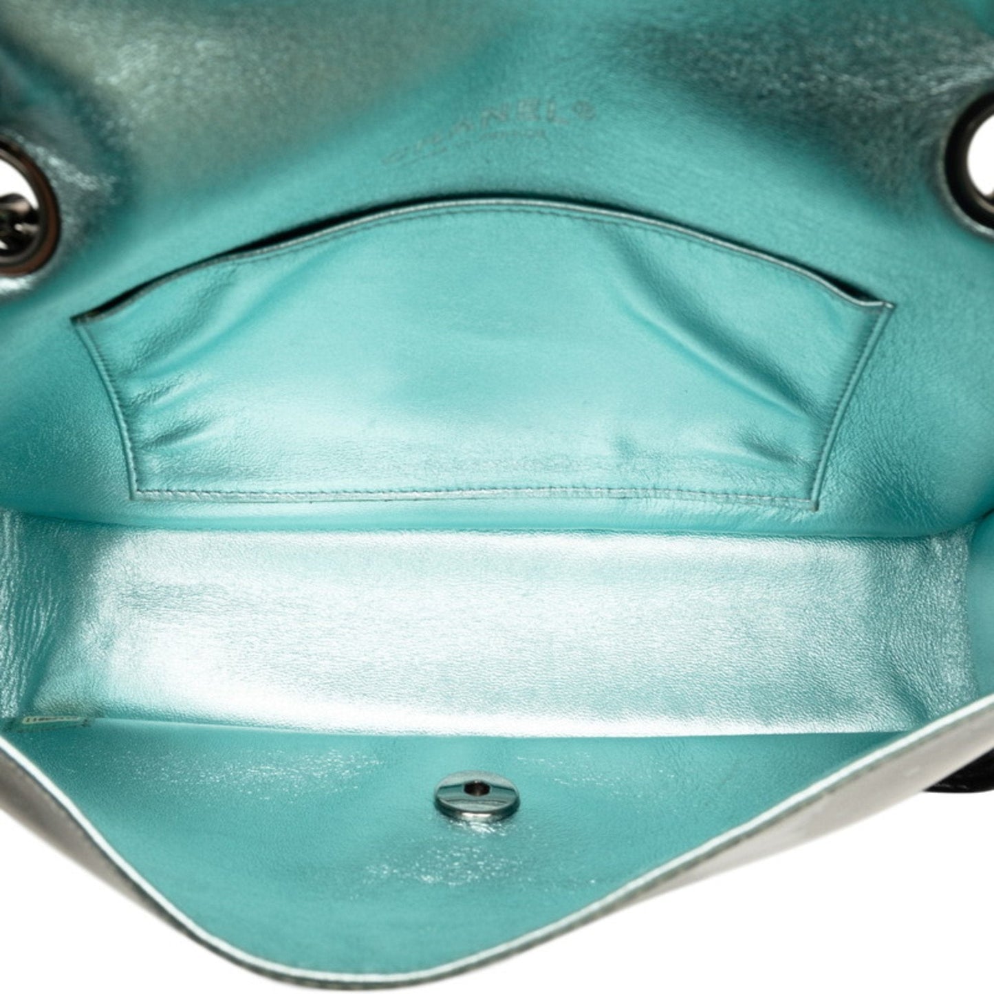 Chanel Classic Flap Bag LacePrint Patent Leather