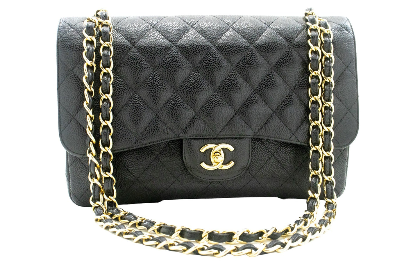 Chanel Classic Double Flap Bag Caviar Leather