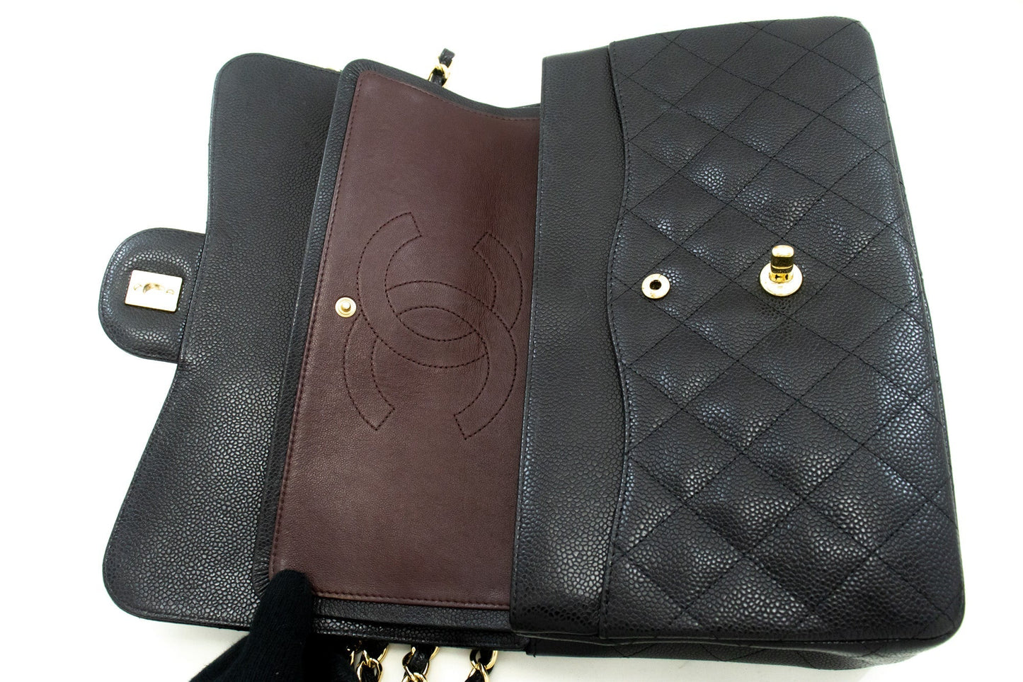 Chanel Classic Double Flap Bag Caviar Leather