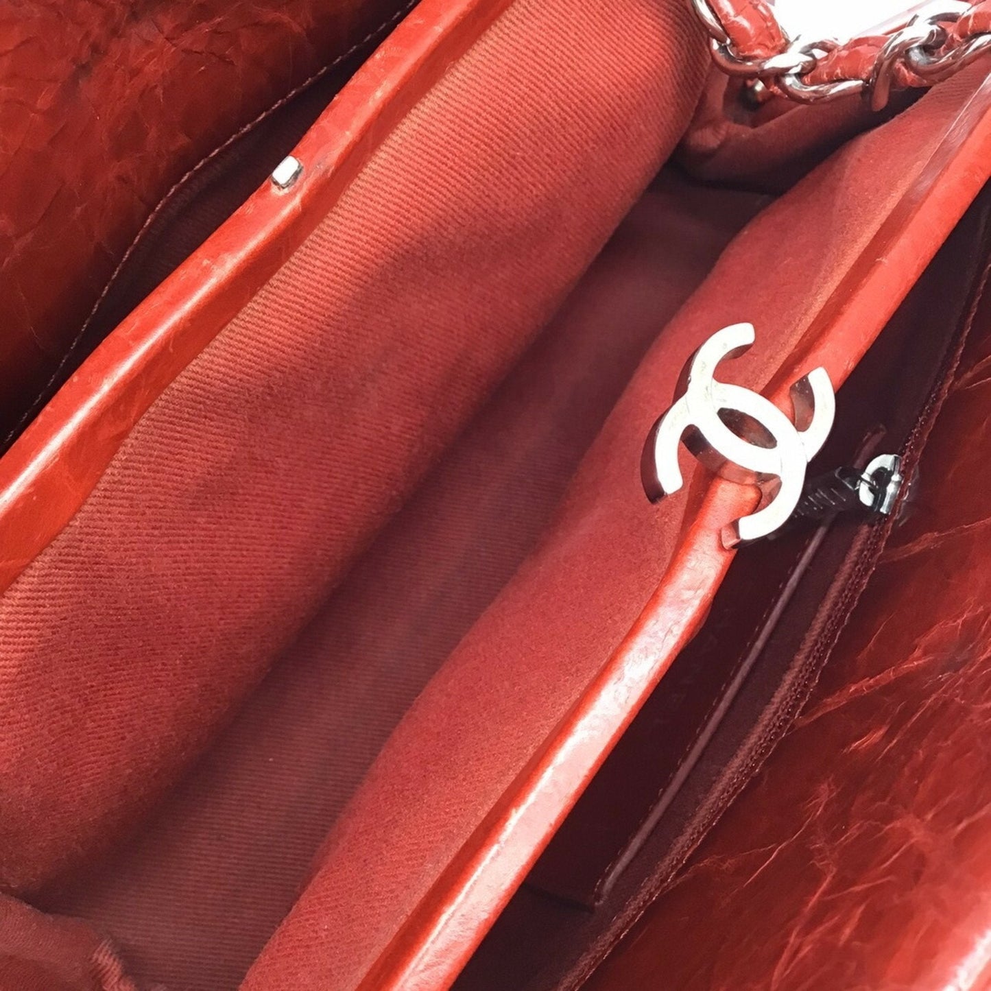 Chanel Quilted Lambskin Chain Bag