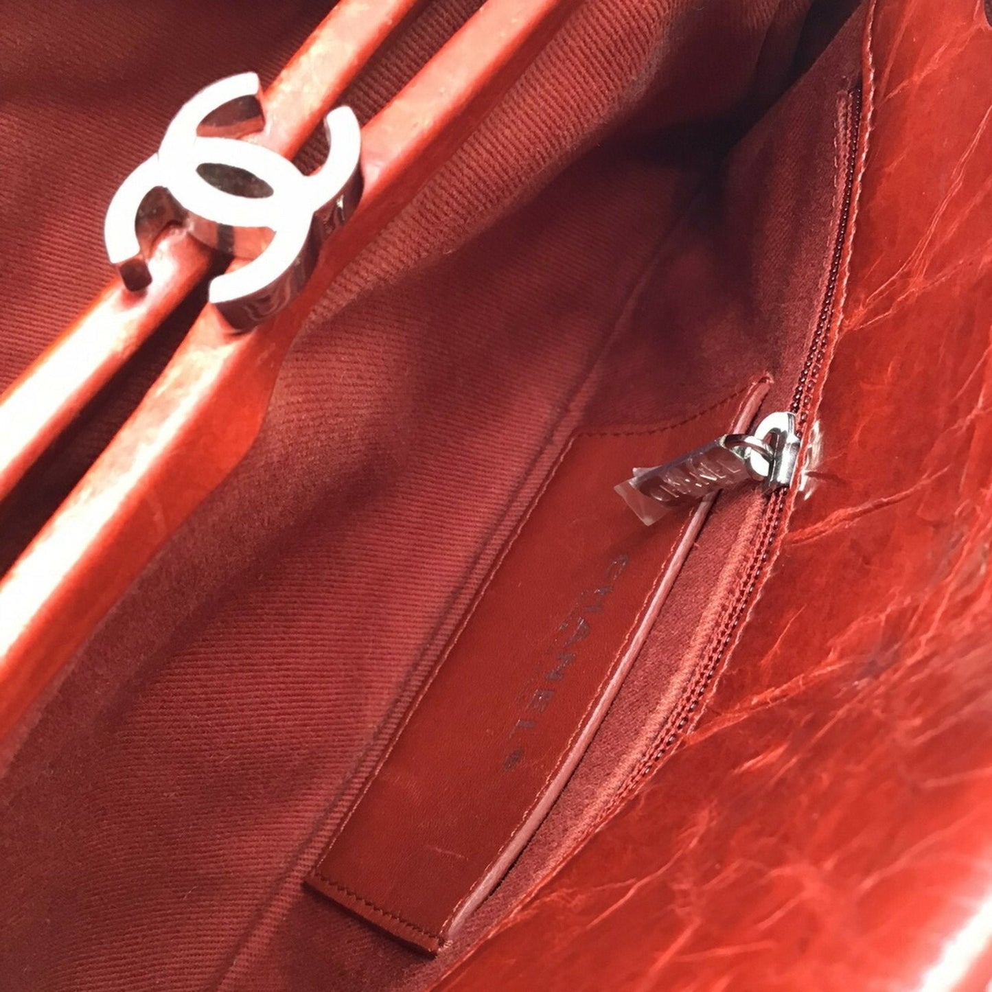 Chanel Quilted Lambskin Chain Bag