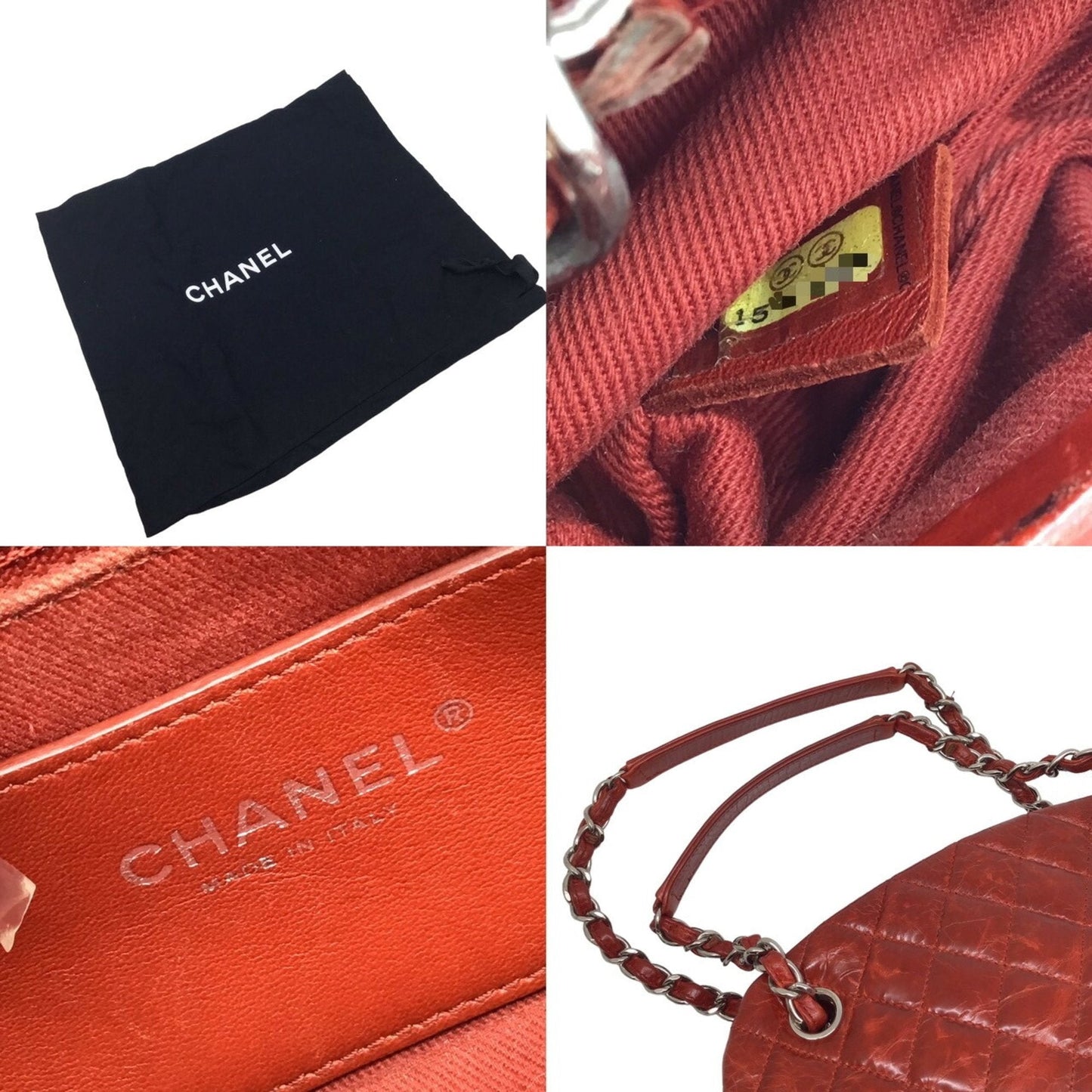 Chanel Quilted Lambskin Chain Bag