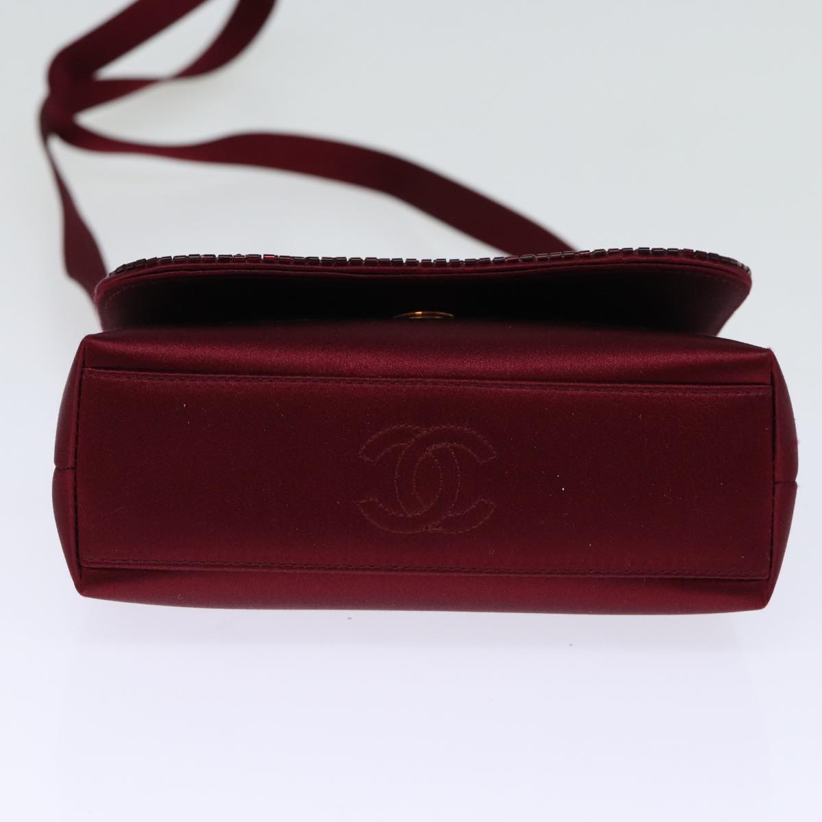 Chanel Beaded Satin Evening Bag
