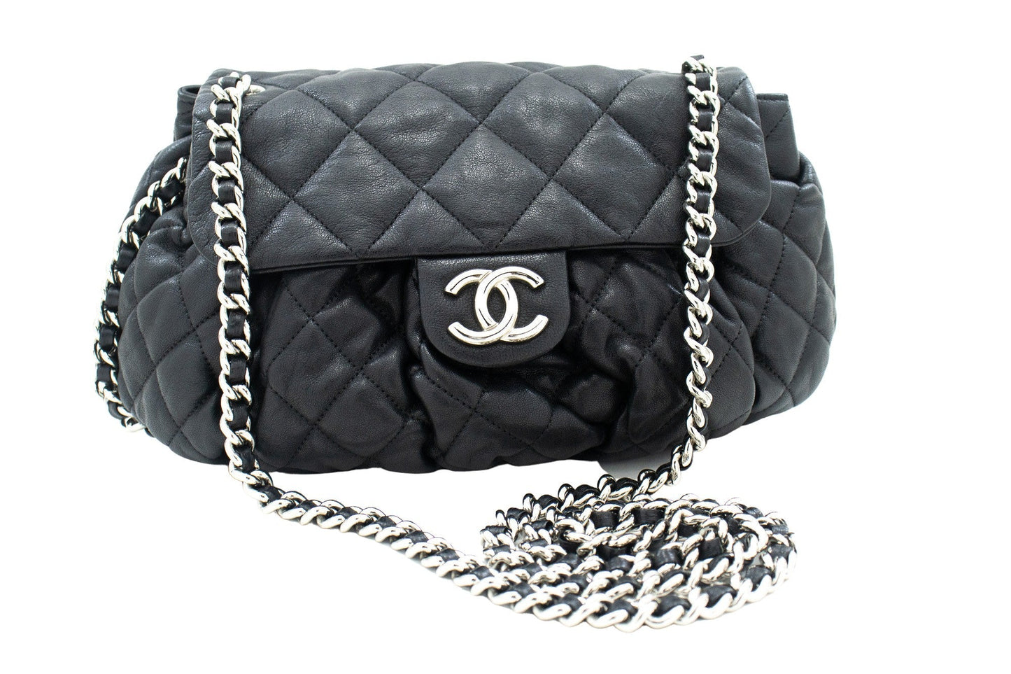 Chanel Quilted Lambskin Chain Bag