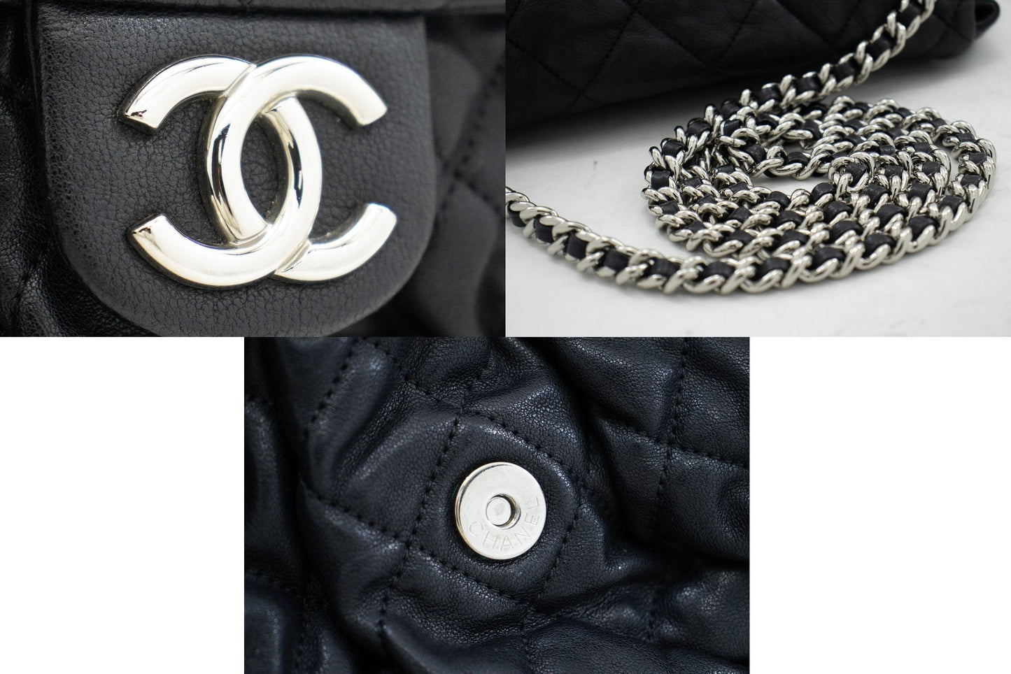 Chanel Quilted Lambskin Chain Bag