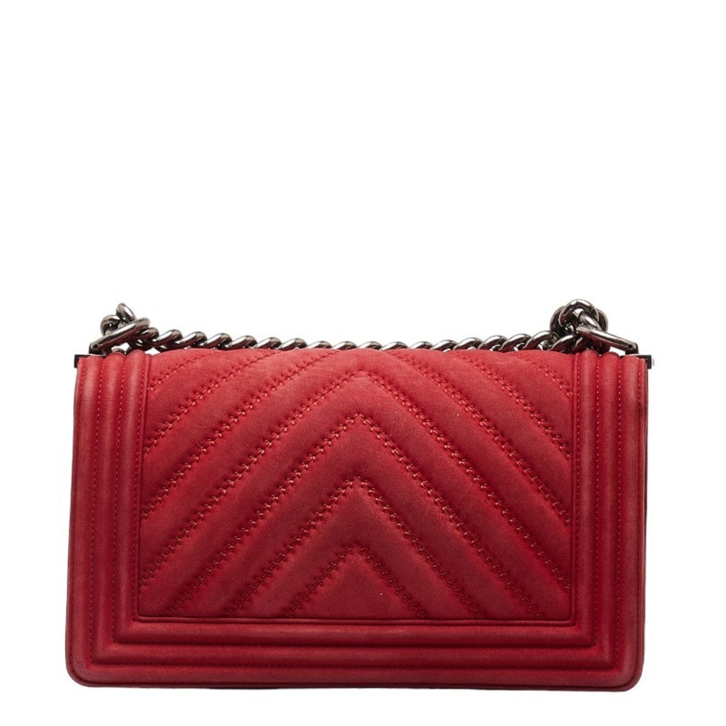 Chanel Boy Chanel Suede Quilted Shoulder Bag