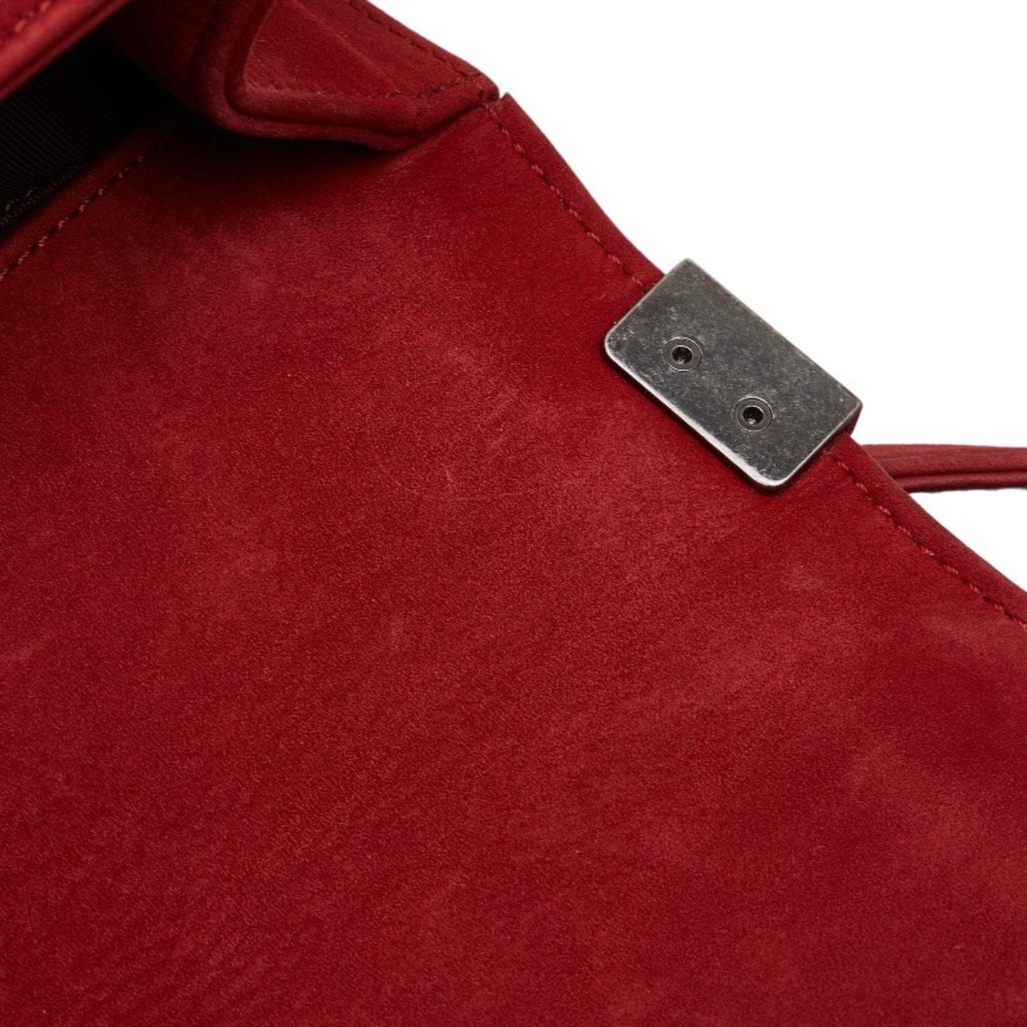 Chanel Boy Chanel Suede Quilted Shoulder Bag